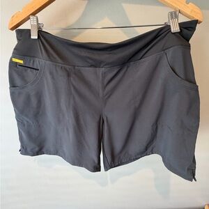 Lole Women's Black Active Shorts with Side Pockets